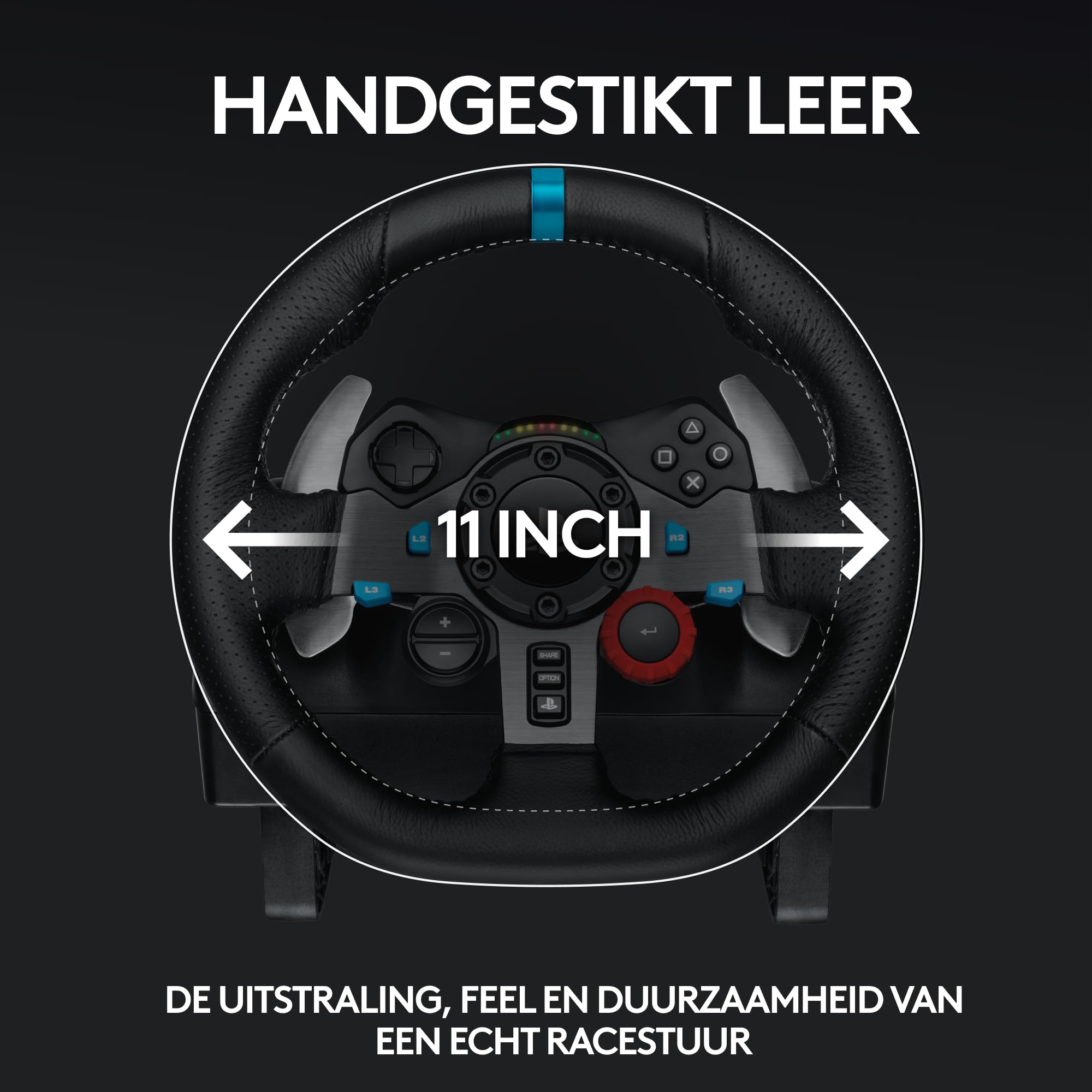 Logitech-G G923 Trueforce Sim Racing Wheel Xbox / PC