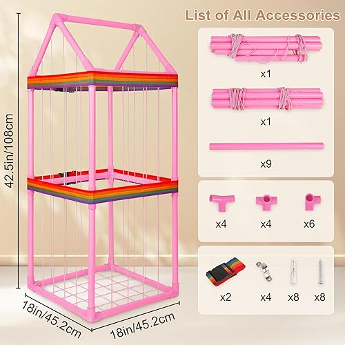 Miniatura 2 de Basumee Organizador de Almacenamiento de Animales de Peluche Zoológico para Niños, Almacenamiento de Peluches, Soporte de Animales de Peluche con