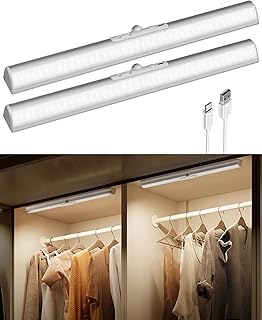 EZVALO 17Inch Motion Sensor Closet Lights, 3600mAh Rechargeable Battery ...