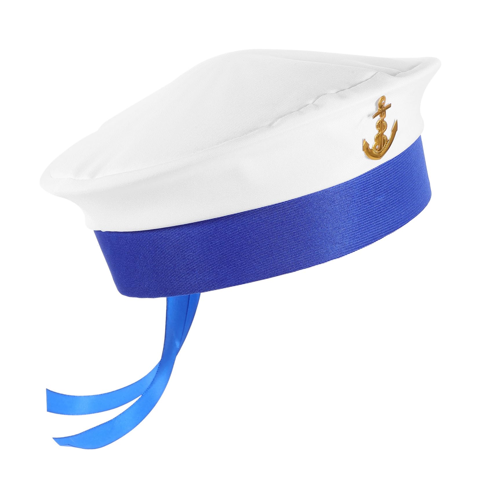 PRETYZOOM 5 Pz berretto della marina festa a tema vacanze cappelli berretto da marinaio cappello cosplay da marinaio per la adulto nastro cappello decorativo oggetti di scena uomo