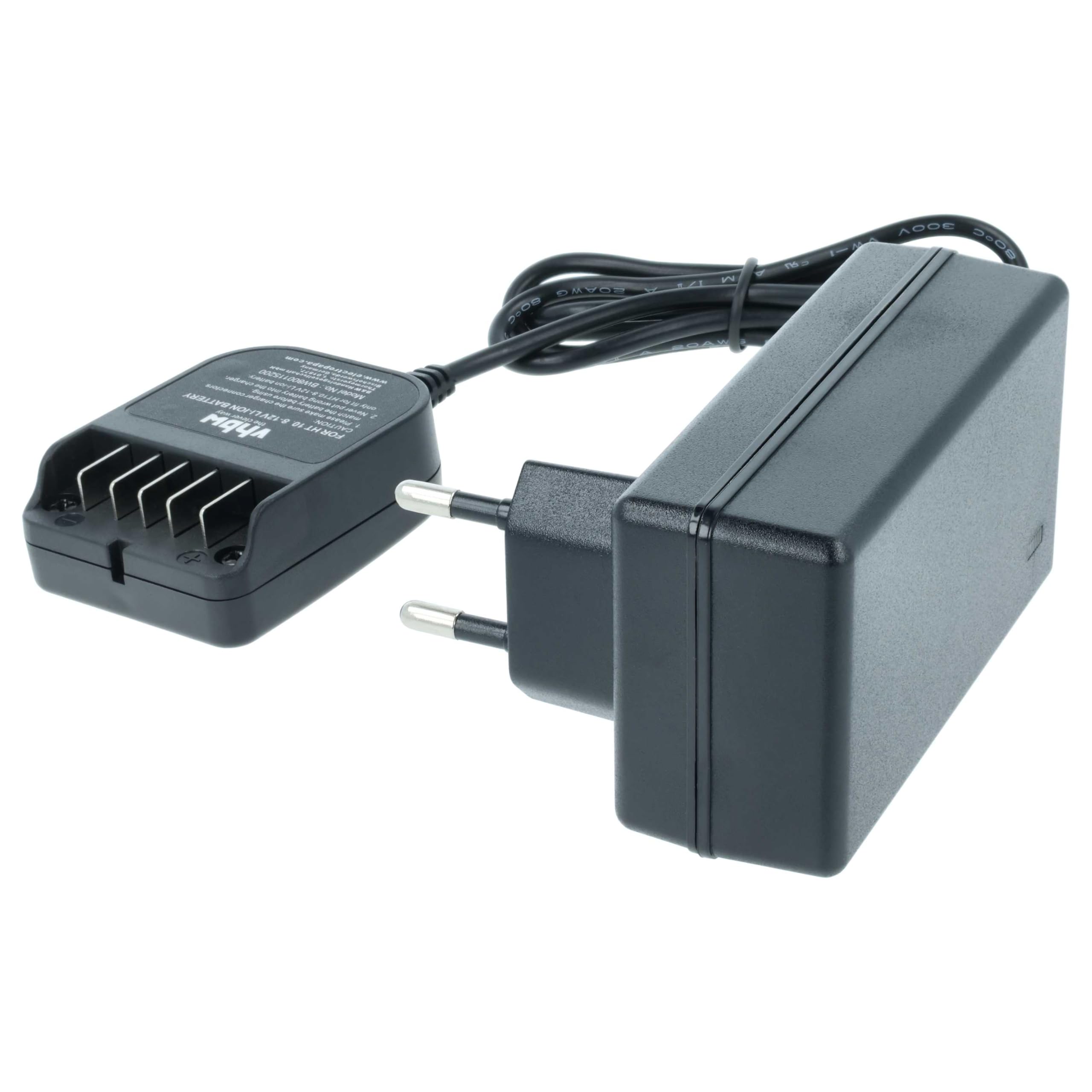 vhbw Cargador Compatible con Hitachi/HiKOKI UR 10, UR 10DL, WH10DCL, WH 10DCL, WH10DFL, WH10DFL2, WH 10DL Herramientas, baterías