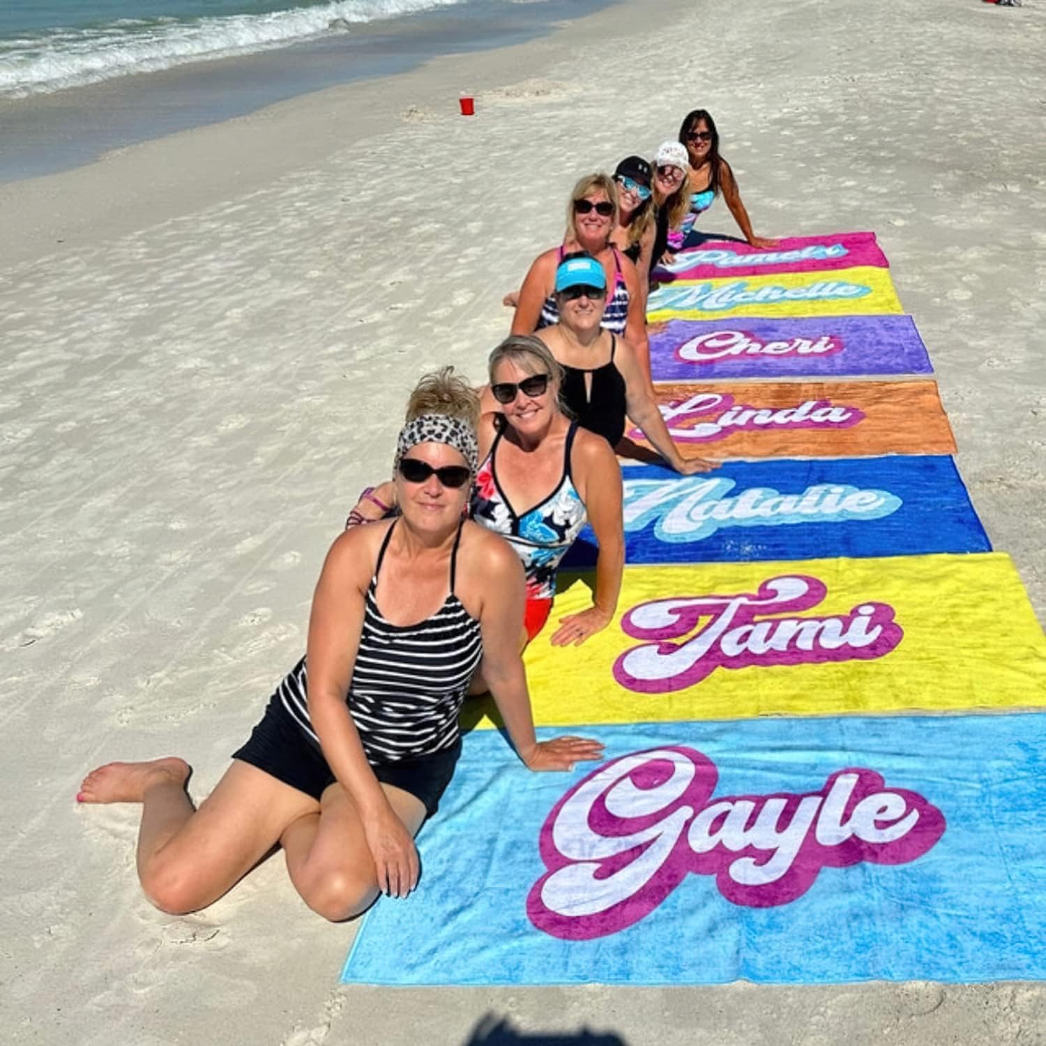 jfu Personalized Kids Beach Towel,ersonalized Beach Towel Personalized Name Bath Towel Custom Pool Towel Beach Towel with Name,Personalized Gift for Girls Or Boys (140 * 180CM)