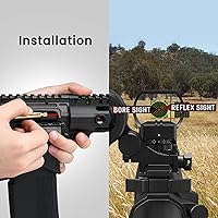 Vista 3 de Feyachi Bore Sight 9MM/223 5.56/12GA Red Dot Laser Zeroing Bore Sighter Pistol Laser Boresighter with 3 Sets