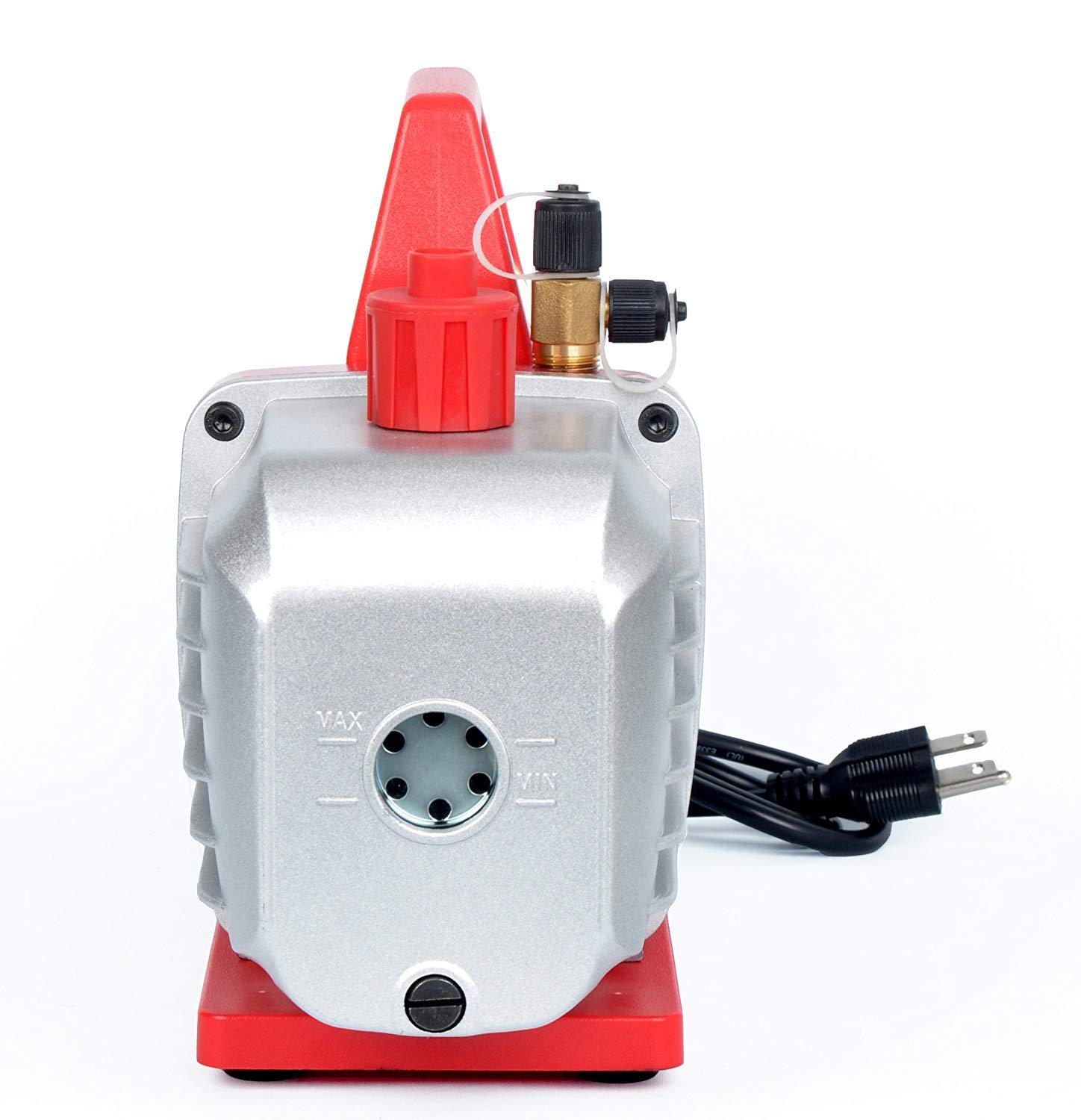 Kozyvacu 5CFM 2-Stage Rotary Vane Vacuum Pump (5.0CFM, 40Micron, 1/2HP) for HVAC/Auto AC Refrigerant Recharging, Degassing Wine or epoxy, Milking Cow or Lamb, Medical, Food Processing etc. : Automotive