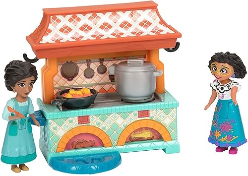 Miniatura 3 de Disney Encanto Figura de muñeca Mirabel en el juego de cocina de Julieta, incluye ollas y sartenes
