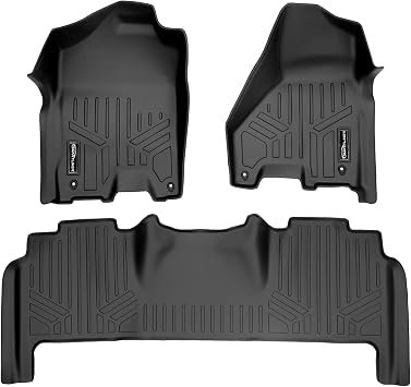 MAXLINER Custom Fit Floor Mats 2 Row Liner Set Compatible with 2012-2012 Ram 2500