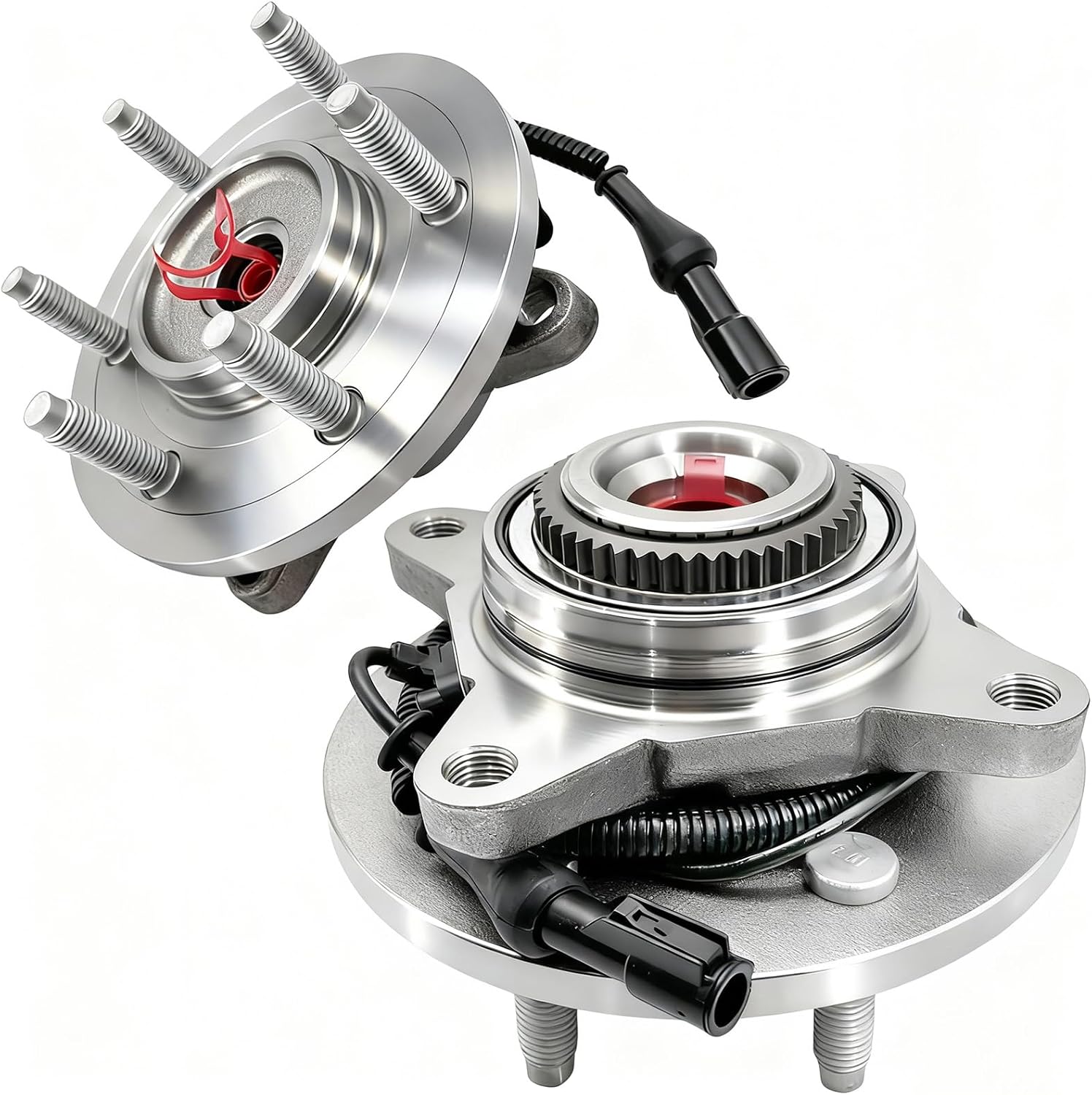 2Pcs 515079 Front Wheel Bearing Hub Assembly Compatible with Ford F-150 2005-2008, Lincoln Mark LT 2006-2008, 6 Lug W/ABS 515079 Wheel bearing