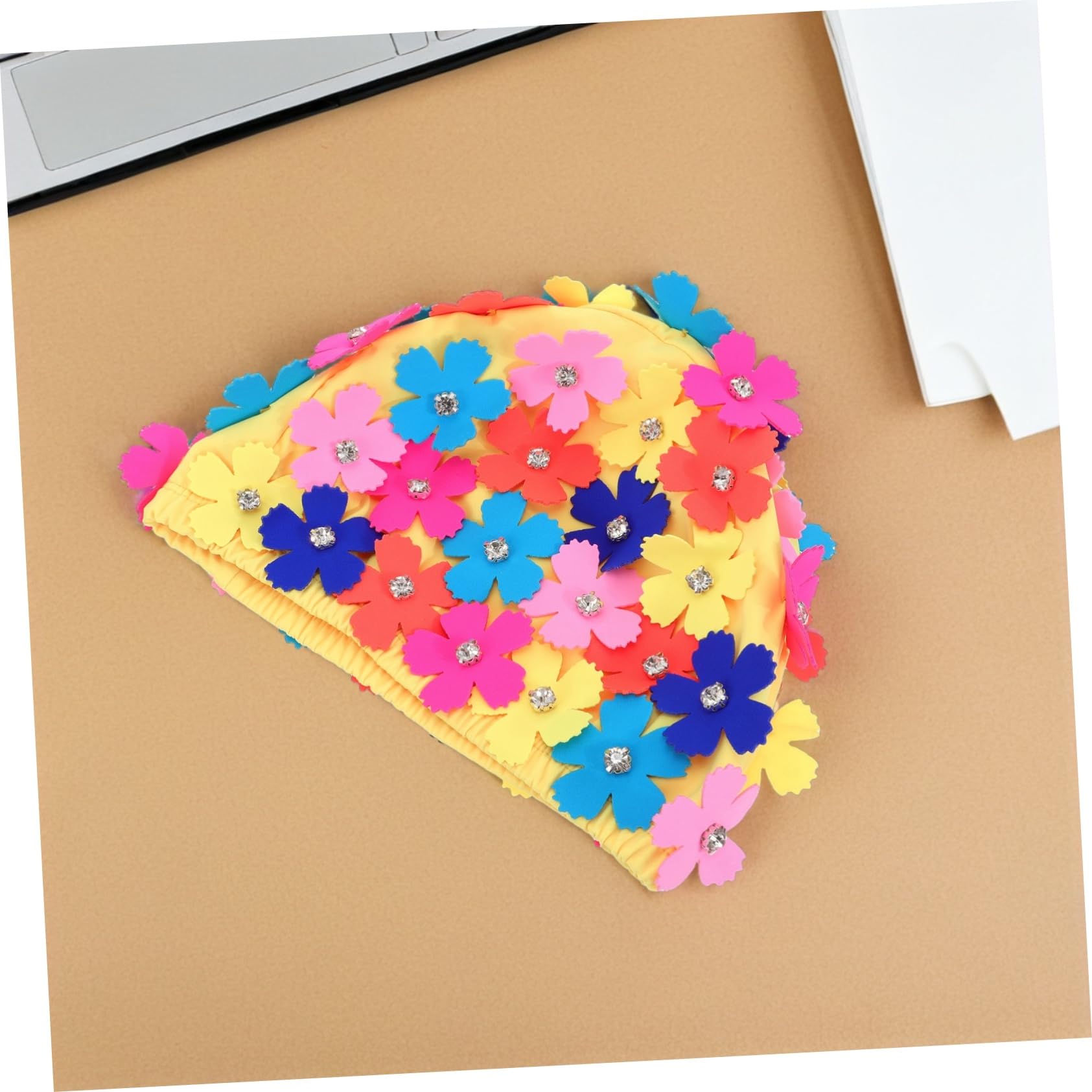 Gorro de Baño Floral para Mujer Adulta, 2 Unidades, Nylon