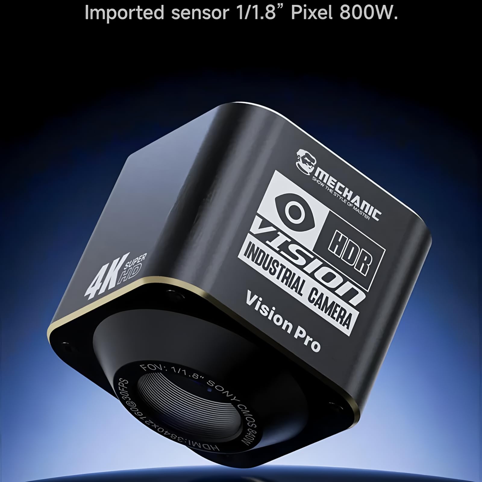 Mechanic Vision Air Pro IMX678 Sensor Mikroskopkamera 4K 2K HDMI USB Type-C C-MOUNT Industriekamera Labor Handy-Chip-Reparatur (Vision pro 4k)