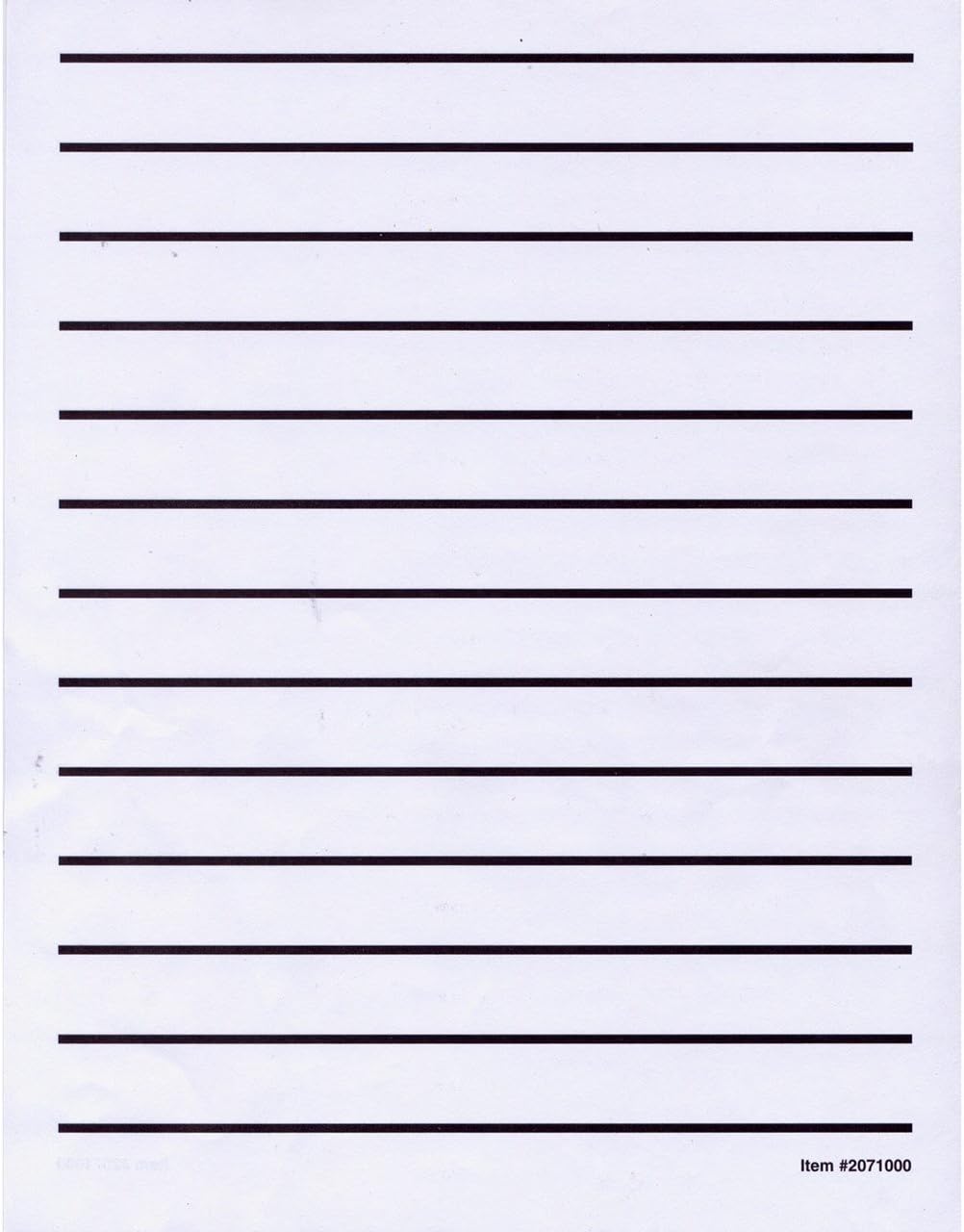 Low Vision Writing Paper - Bold Line -1 pad