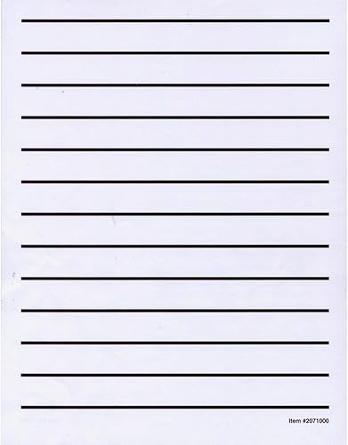 Papel de escritura de baja visión - Línea negrita -1 bloc