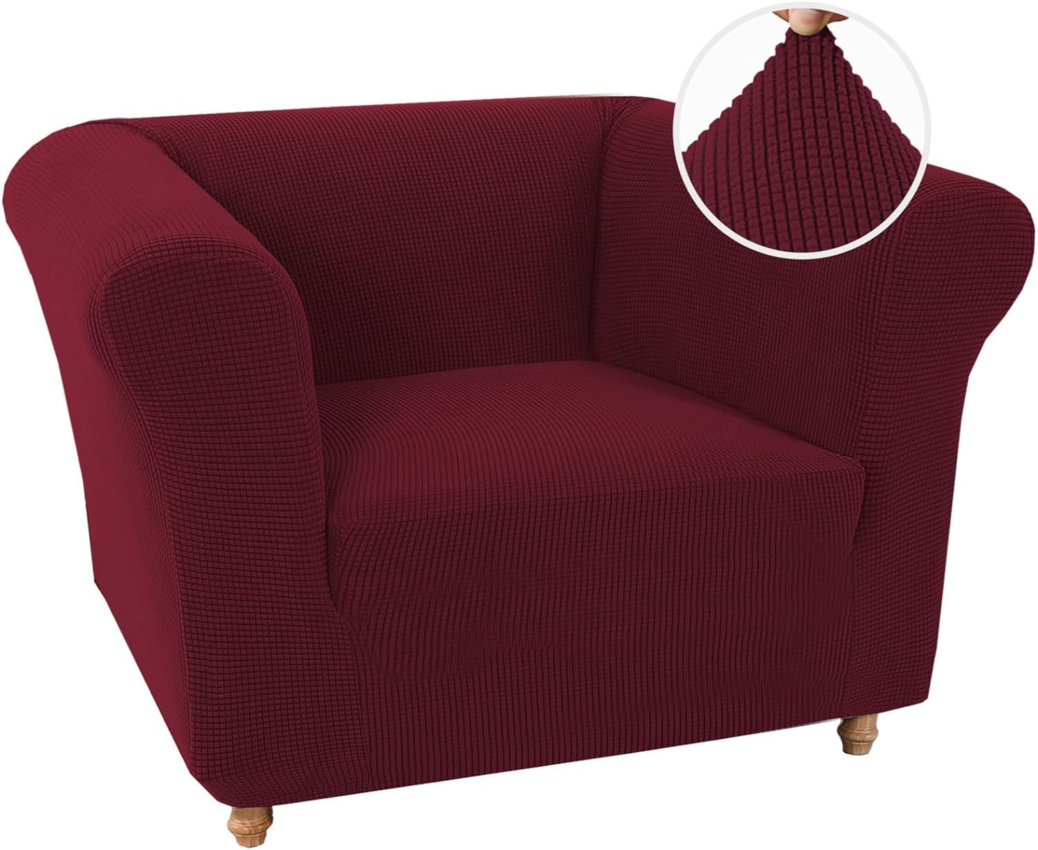 Copridivano Chesterfield Elasticizzato Antiscivolo – Morbido, Antimacchia, Adatto A 2 Posti