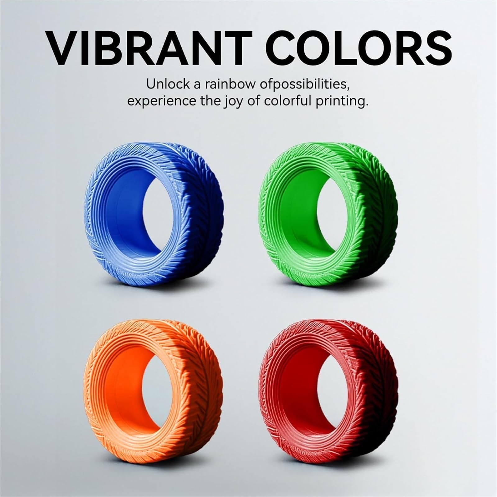 Compatible For Les Imprimantes FDM Filament Souple 95A TPU 3D 1,75 Mm