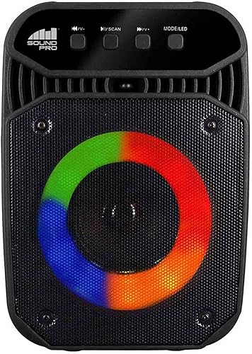 Naxa Electronics NDS-3011 Altavoz portátil de fiesta Bluetooth de 3 con luces circulares multicolor, hasta 2 horas de tiempo de reproducción, Naxa Electronics NDS-3011 Altavoz portátil de fiesta Bluetooth de 3 con luces circulares multicolor, hasta 2 horas de tiempo de reproducción,