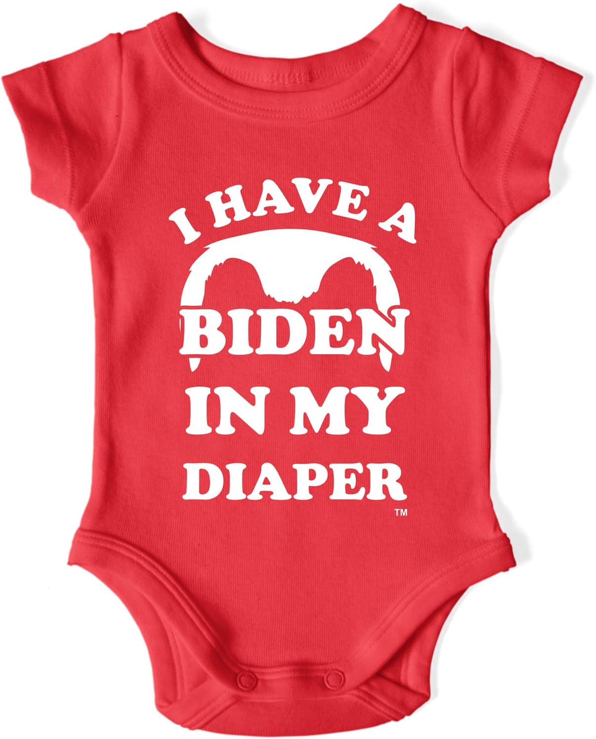 In My Diaper I Have A Biden - Funny Republican MAGA Politician Rival Baby One Piece