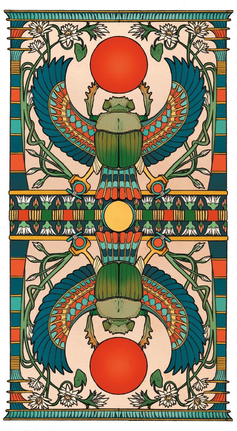 Egyptian art nouveau tarot. (Tarocchi)