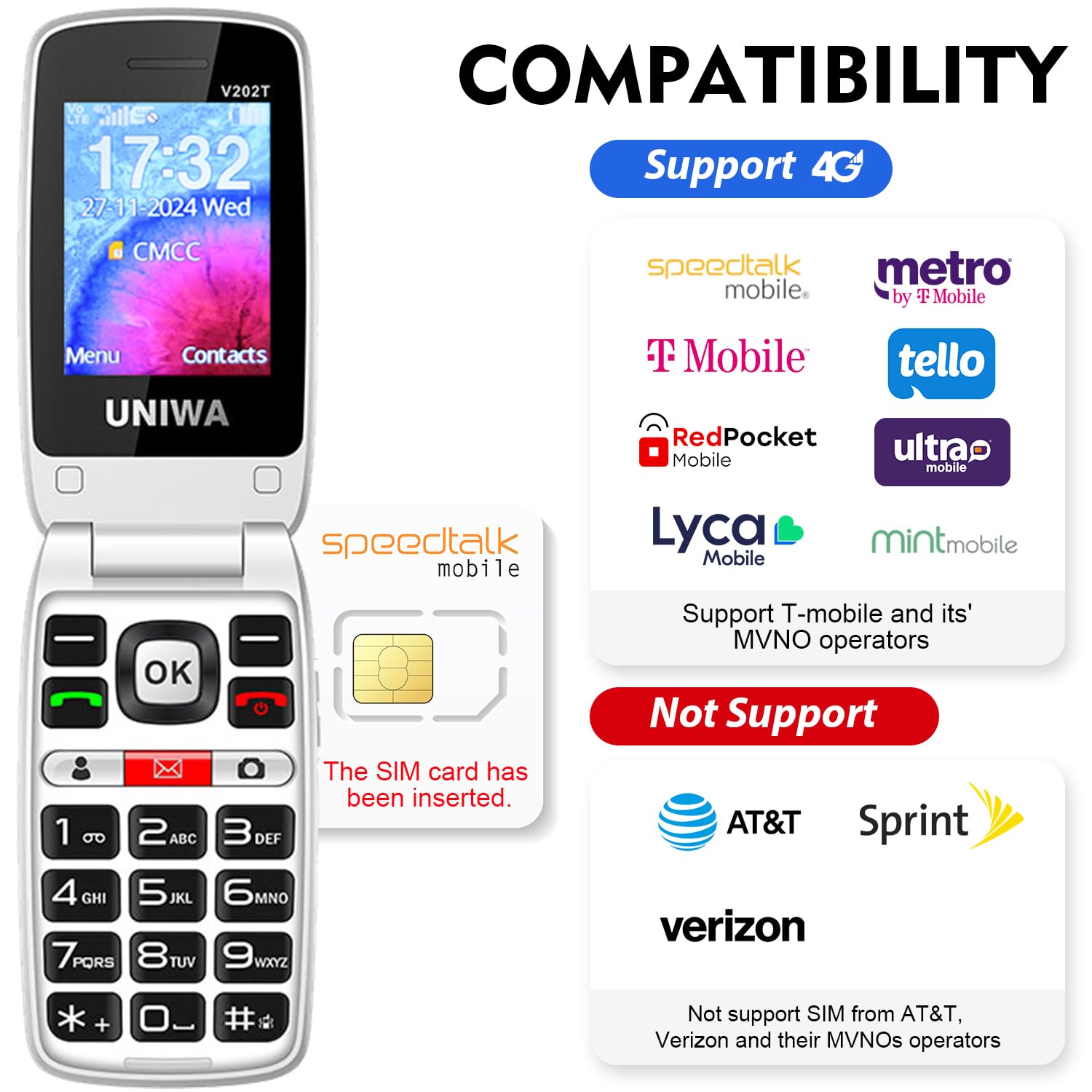 Mosth Teléfono móvil plegable Mosth... - B0DP45Q69T | Encarguelo.com