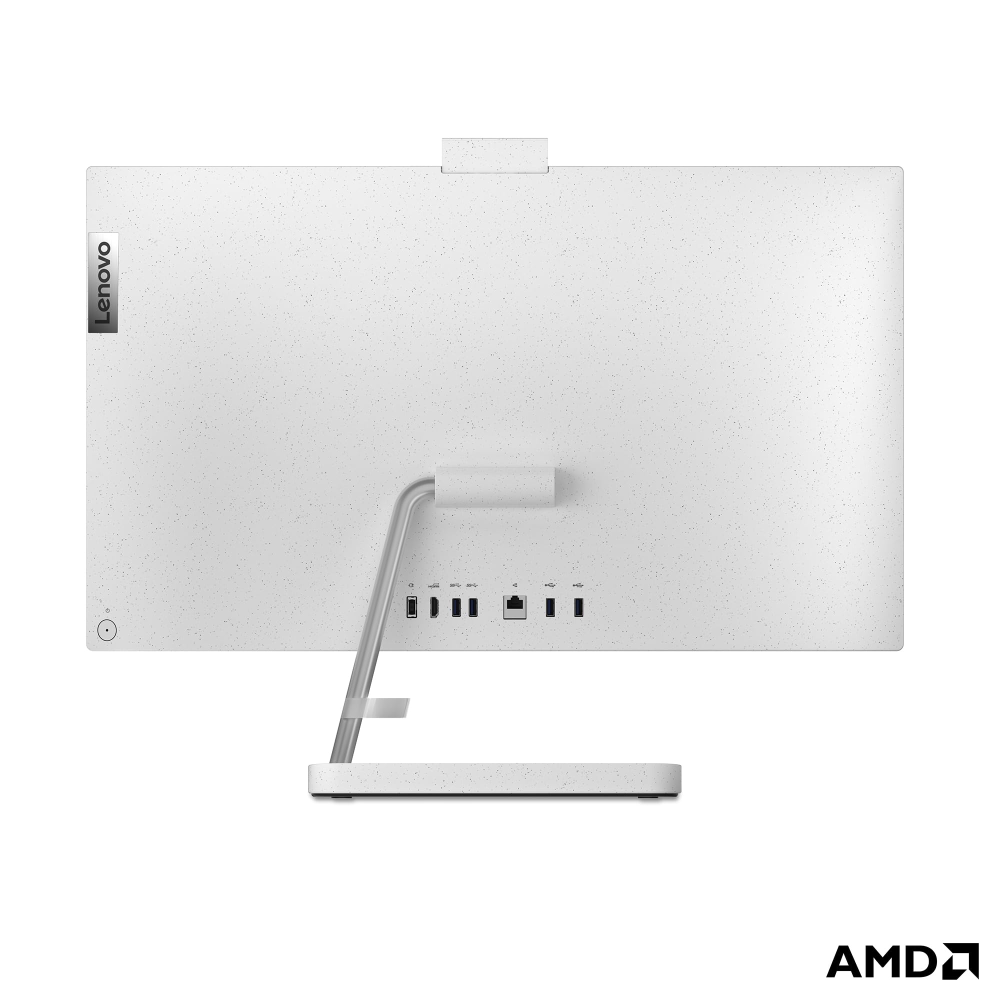 Lenovo IdeaCentre AIO 3 27ALC6 - Ordinateur de Bureau Tout-en-Un 27" FHD (AMD Ryzen 7 7730U, 16 Go RAM, 512 Go SSD, Graphique AMD Radeon, Windows 11 Home) Clavier AZERTY et Souris - Blanc