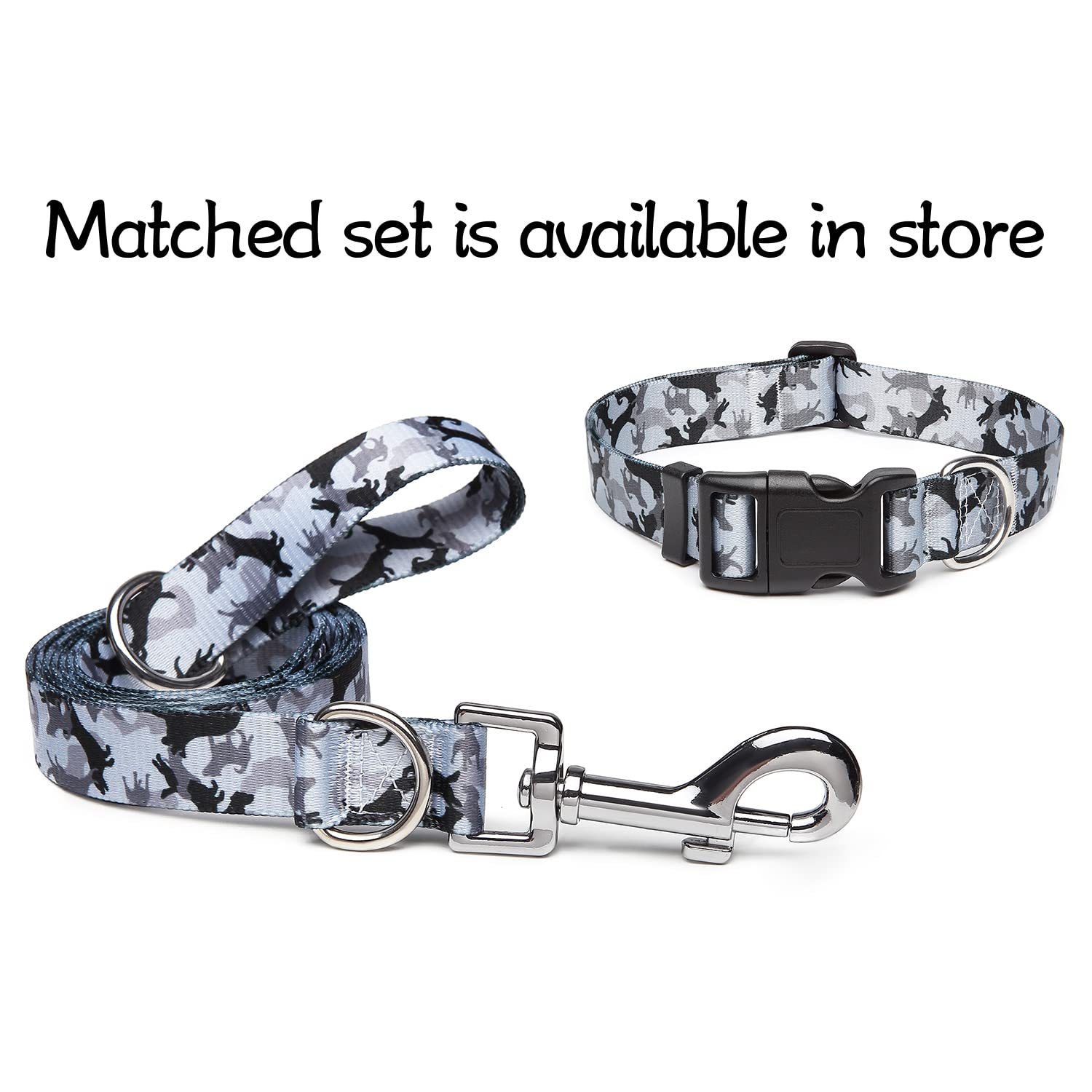 Adjustable Dog Collar with Patterns, Ultra Comfy Soft Nylon Breathable Pet Collar for Small Medium Large Dogs (L, Floral Orange) — view 46