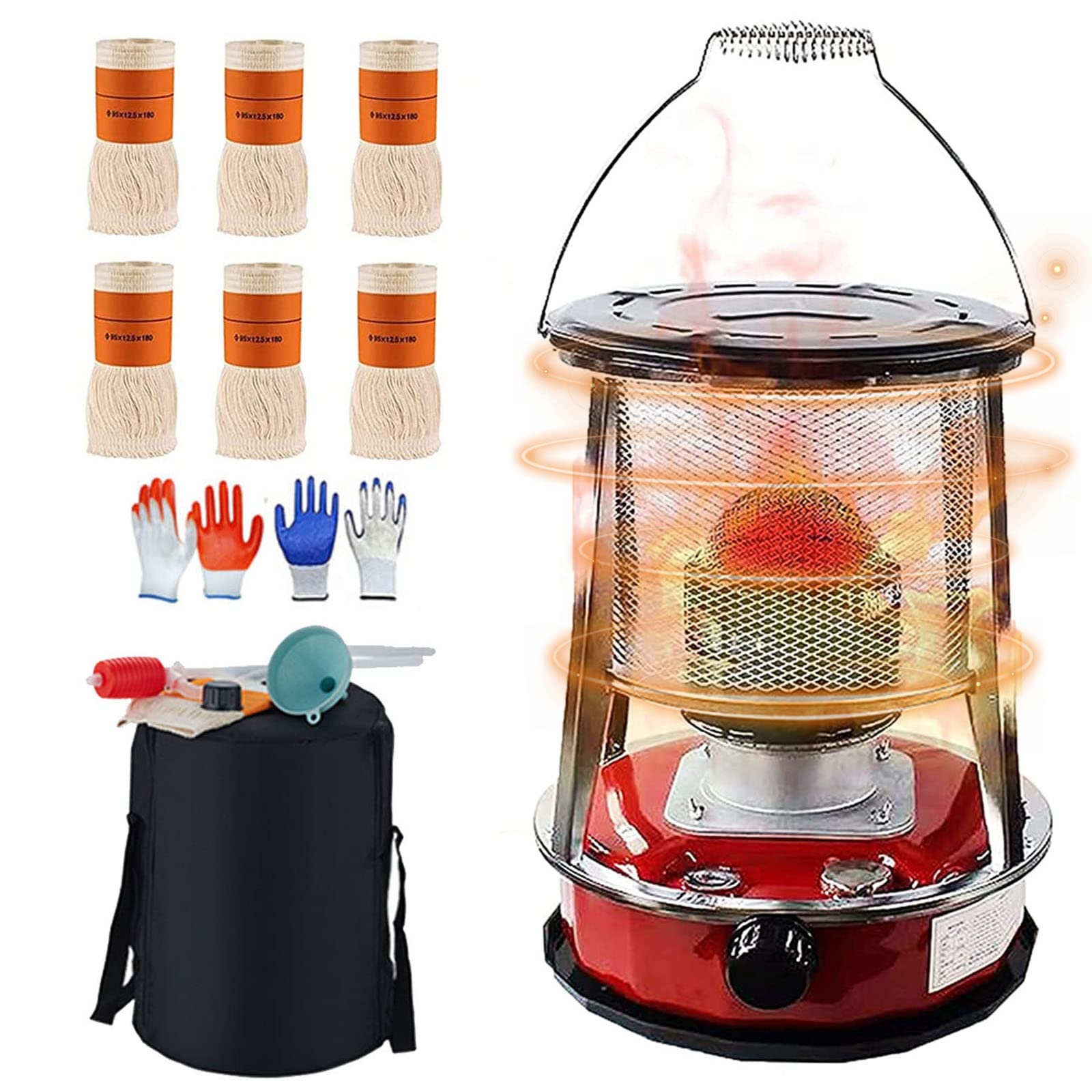 4.6L/6L Emergency Kerosene Heater,Mobile Heater Without Electricity Inside,Camping  Kerosene Stove With Fall Protection,Oil Heaters For Greenhouse Ice Fishing  Tent Heating (Size : 4.6L Red) : Amazon.co.uk: Sports u0026 Outdoors