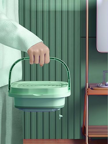 Miniatura 3 de Lavadora plegable, mini lavadora de alta capacidad de 8 L, con 3 modos de limpieza profunda, lavadora pequeña media automática para ropa de bebé,