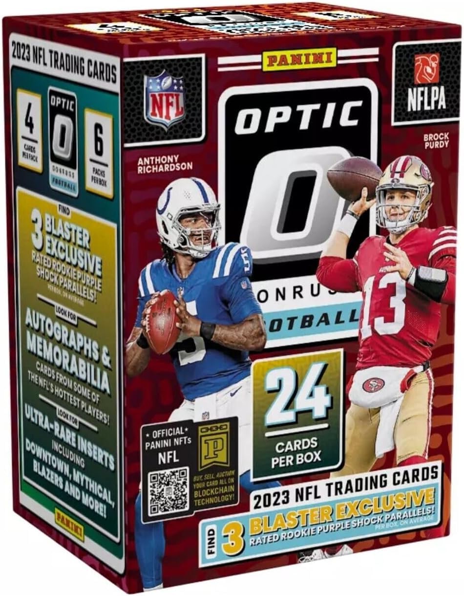 2023 Donruss Optic Football Blaster Box (24 Cards/Per Box)
