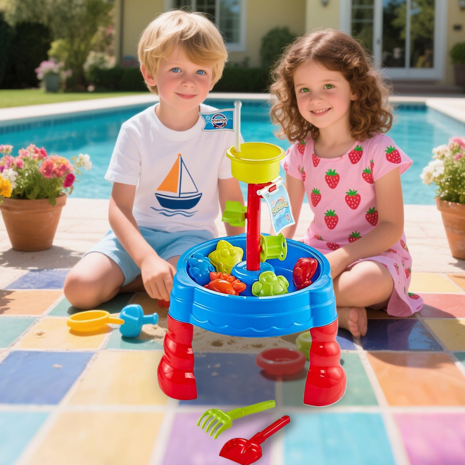 Tavolo Sabbia Esterno Tavolo Sensoriale | Educativo All Aperto Per Bambini Giardino Cortile Esterno