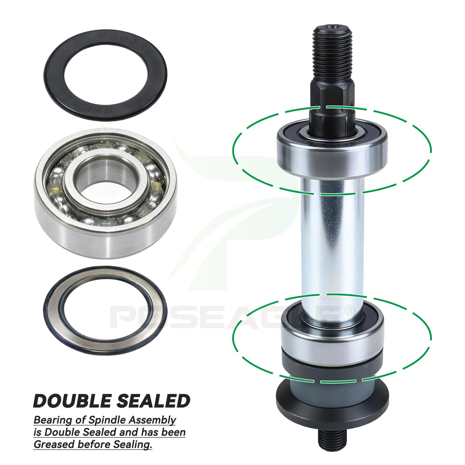 Amazon.com : POSEAGLE AM136733 Spindle Assembly Kit for John Deere