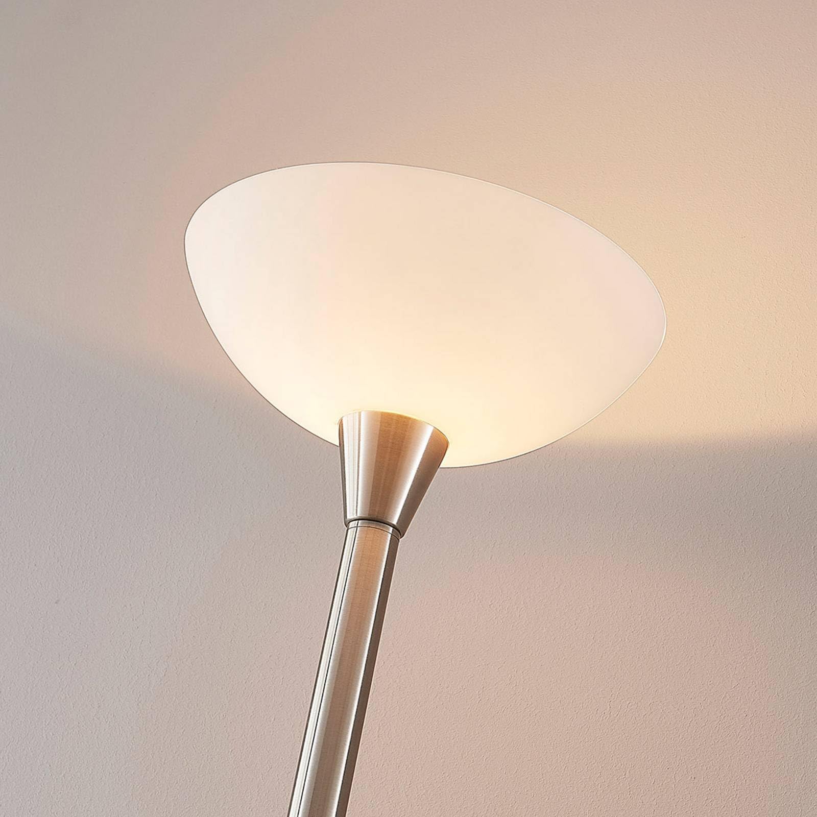 Lindby Lampada da terra (Moderno) colore Grigio, in Metallo ad es. Soggiorno & Sala pranzo lampada pavimento