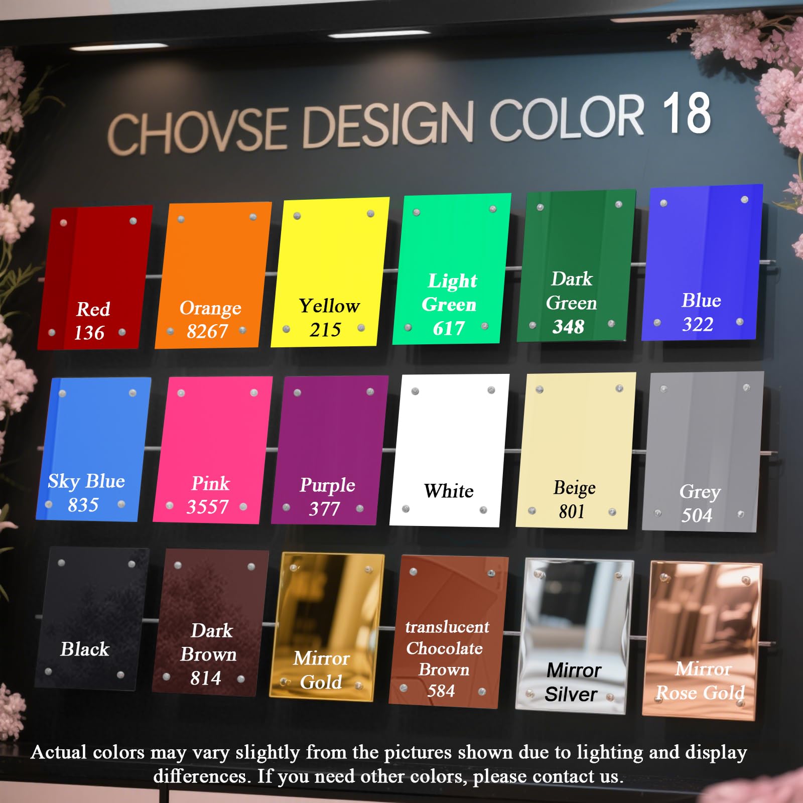 Panneau personnalisé en acrylique avec logo – Plaque nominative personnalisée en acrylique transparent pour salon de coiffure, spa de manucure, studio de massage, bureau – Panneau mural intérieur