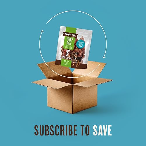 Miniatura 8 de Waggin' Train Golosinas para perros de pollo con rizos de cecina, hechas con pechugas de pollo 100% reales, solo dos ingredientes naturales, gran
