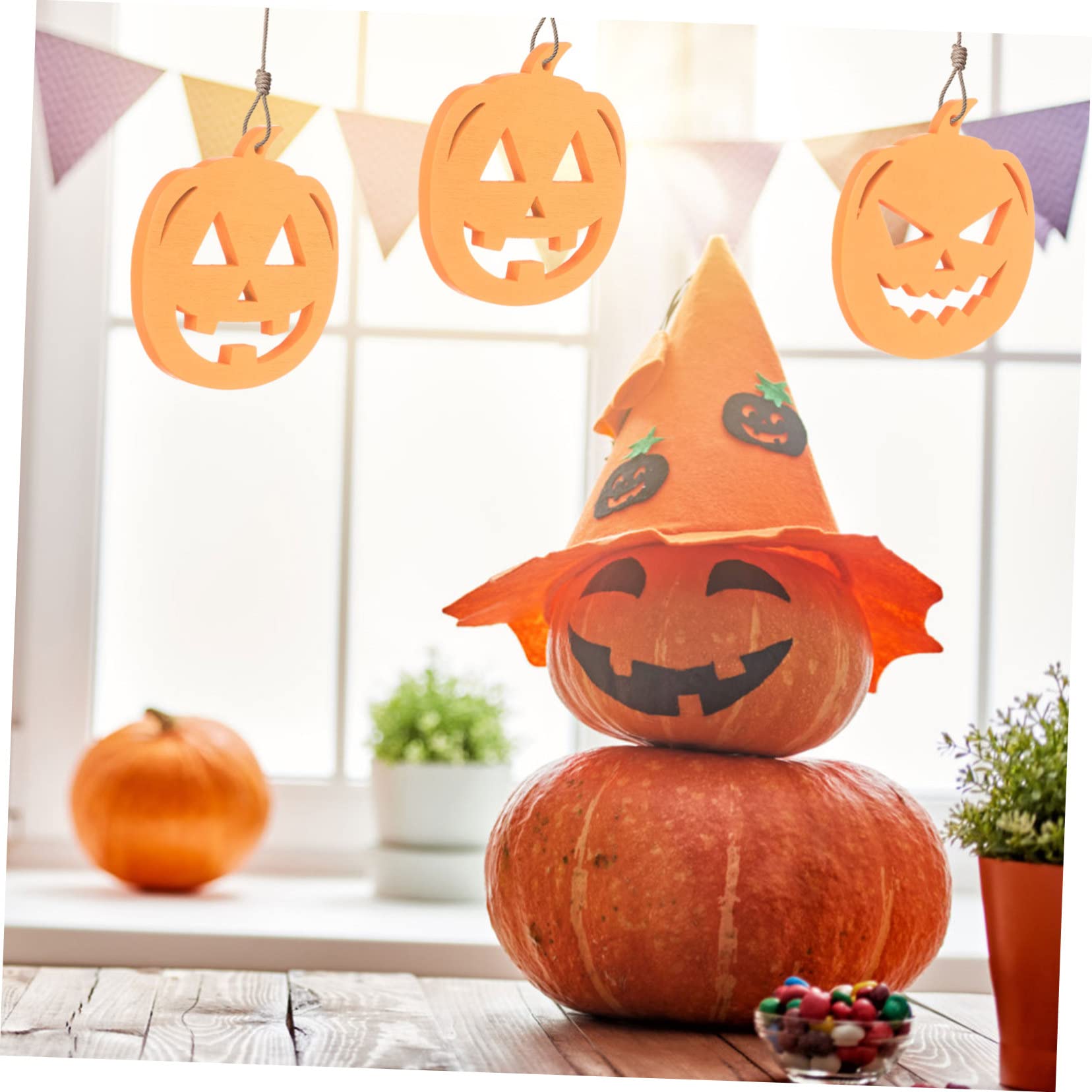 NUOBESTY 40pezzi Decorazioni Halloween Zucche Per Accessori Per Per Camera Dei e Decorazioni Festive