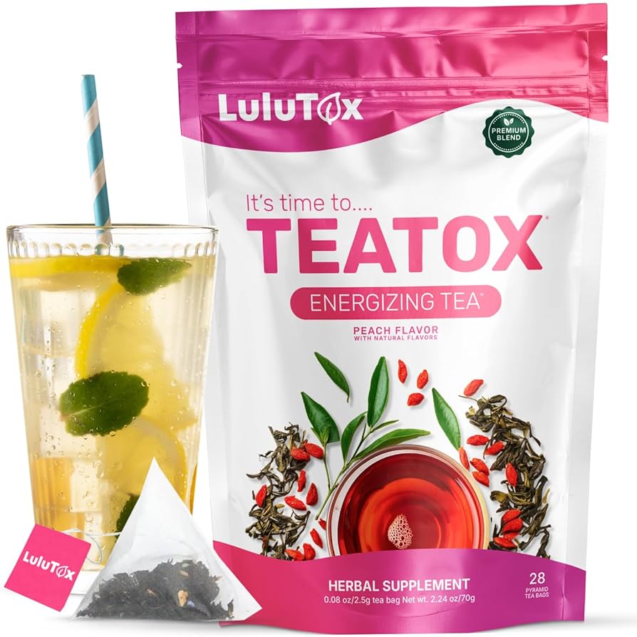 Thé minceur détox LULUTOX - Mélange d'herbes naturelles au pissenlit ...