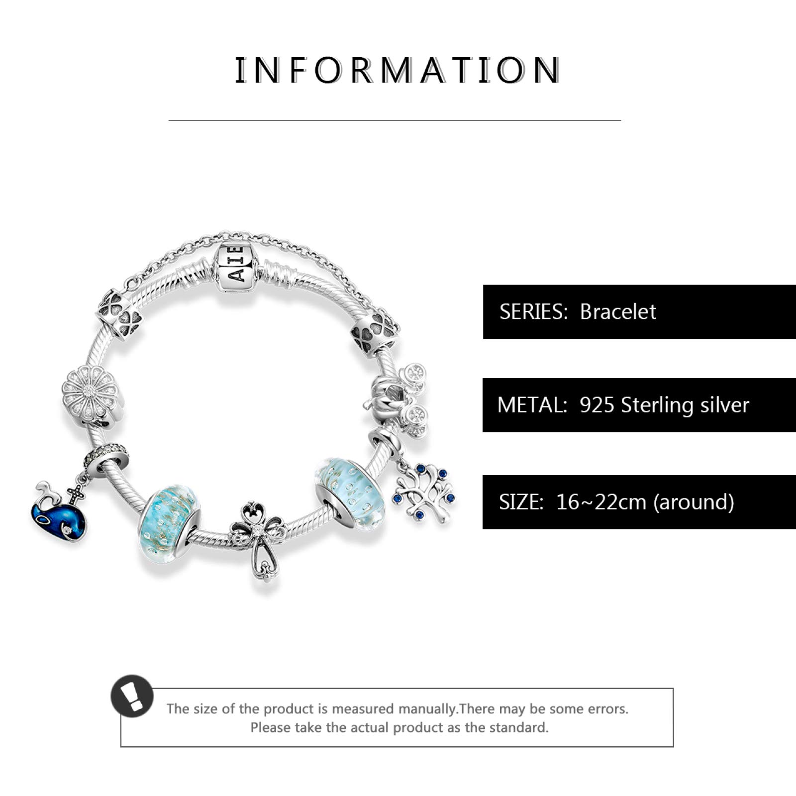 Nuovi Ciondoli In Argento Sterling 925 Placcati In Perle Di - Foto 5