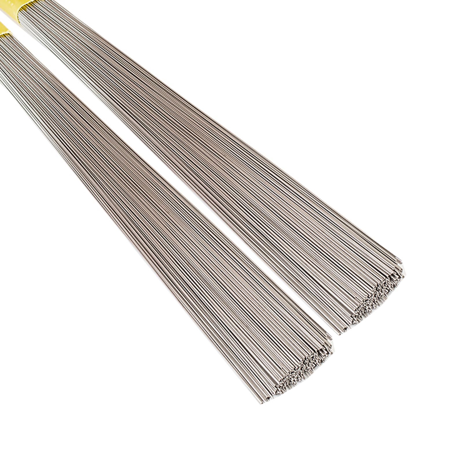 PHasz 100 Pcs Stainless Steel Spring Wire Diameter 1.1-1.5Mm, Straight Wire Length 500Mm Suitable for Hand-Woven and Metal DIY,Diameter 1.4mm