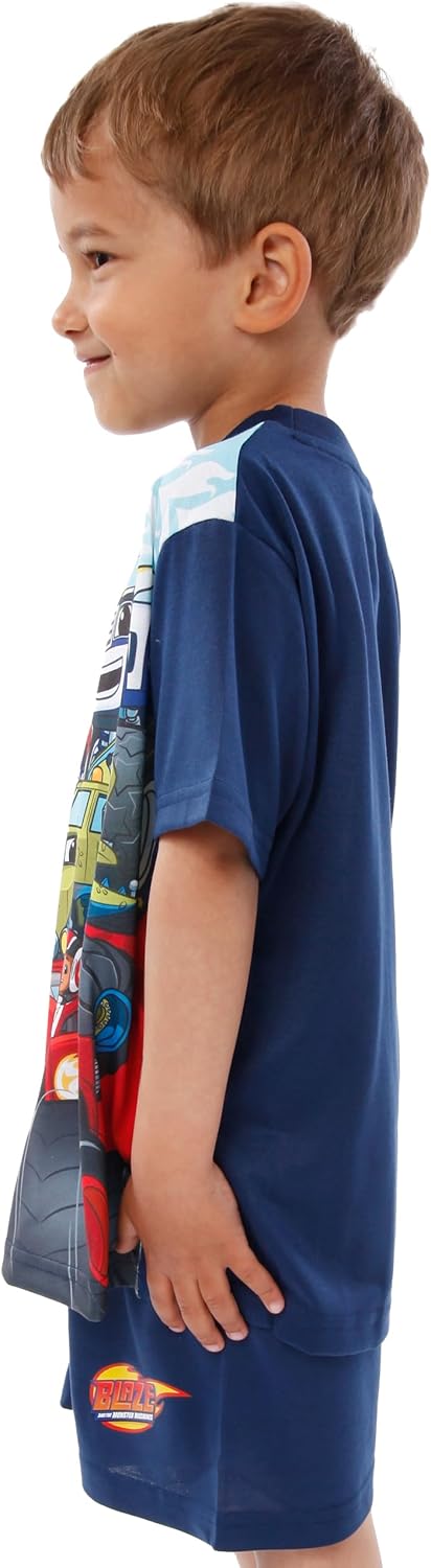 Blaze and the Monster Machines Pajamas For Kids I Trucks and Cars Boys Pajamas | Official Merchandise - Image 4