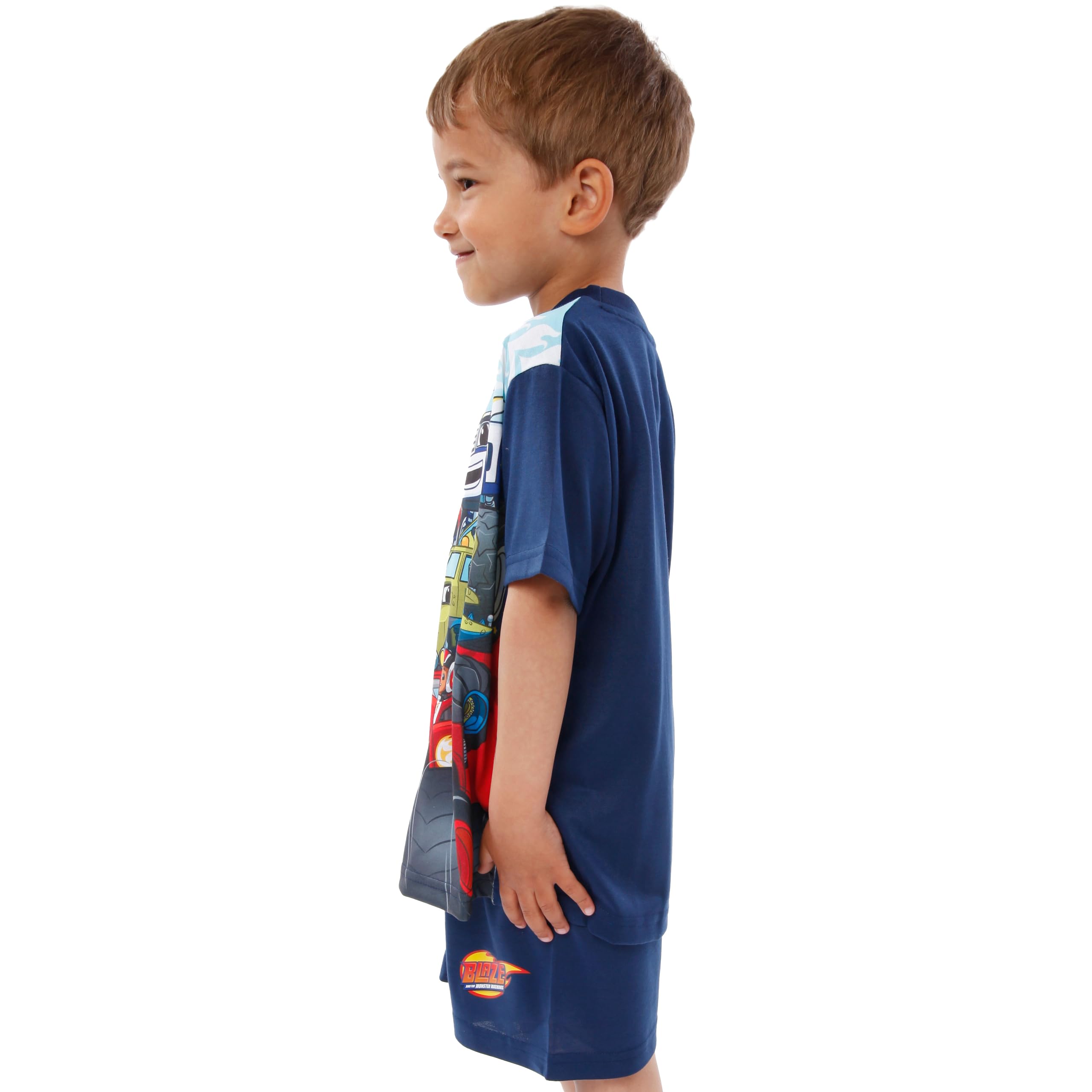 Blaze e le Mega Macchine Pigiama per Bambini I Pigiama per Ragazzi con Camion e Auto | età da 18 Mesi a 8 Anni | Merchandising Ufficiale