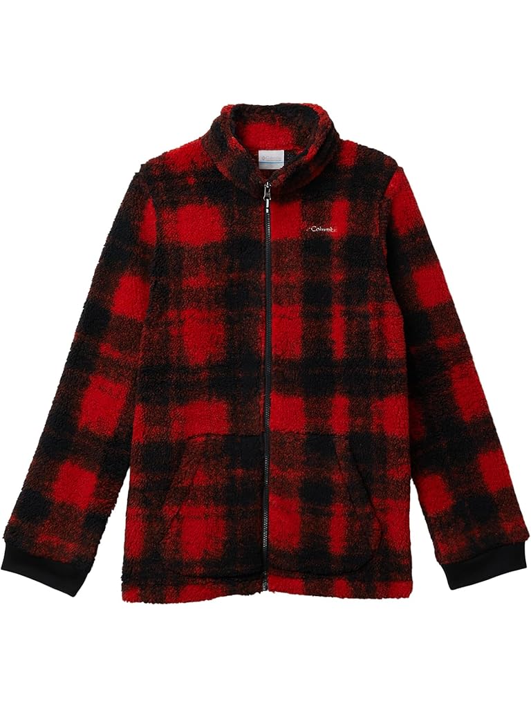 Red Columbia Rugged Ridge™ II Printed Sherpa Full Zip (Little Kid/Big Kid)