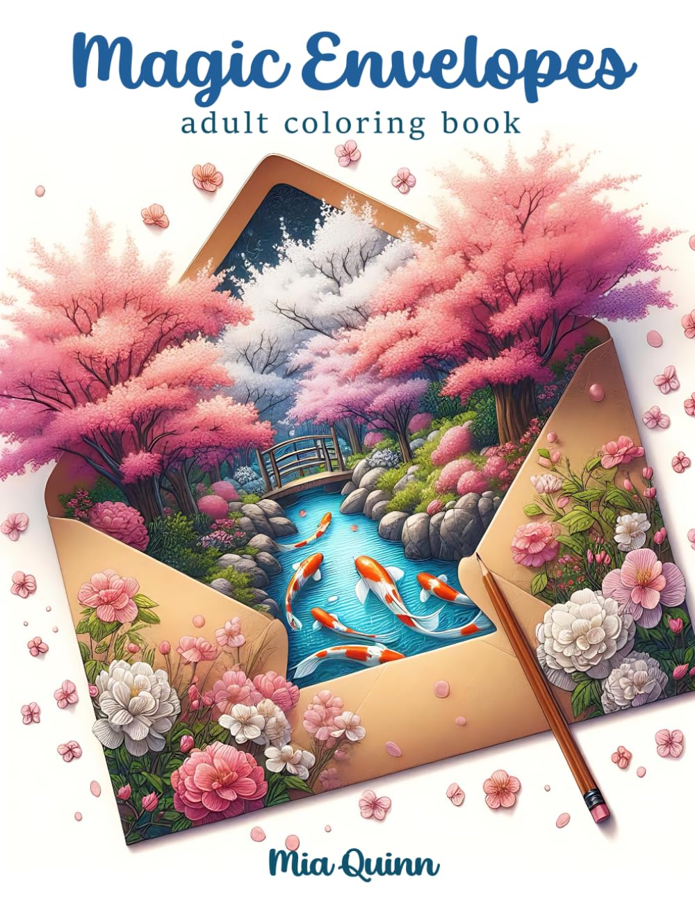 Magic Envelopes: Grayscale Coloring Book for Adults with 48 Grayscale Hidden Worlds Inside Envelopes for Stress Relief and Relaxation (Magic Worlds Coloring Books)