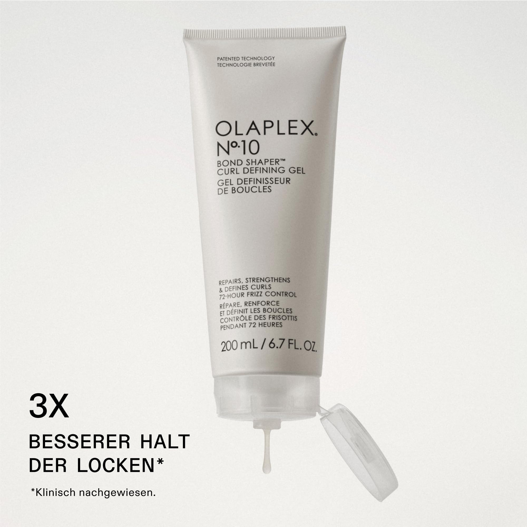 Olaplex Nº.10 Bond Shaper™ Curl Defining Gel: Frizz Smoothing Curl Gel | Hydrates, Detangles & Defines Curls | All Day Hold No Residue | For Coily, Curly, and Wavy, 200 mL/Fl. Oz.