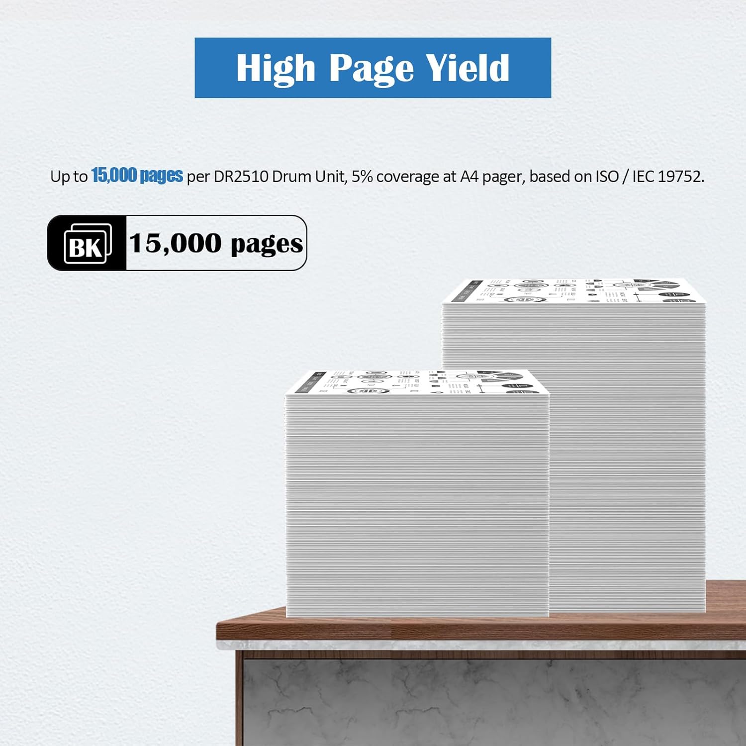 DR830 Drum Unit Replacements for DR830 DR 830 Use with HL-L2400D HL-L2405W HL-L2460DW HL-L2480DW DCP-L2640DW DCP-L2647DW MFC-L2807DW MFC-L2820DW MFC-L2820DWXL MFC-L2900DW Printer