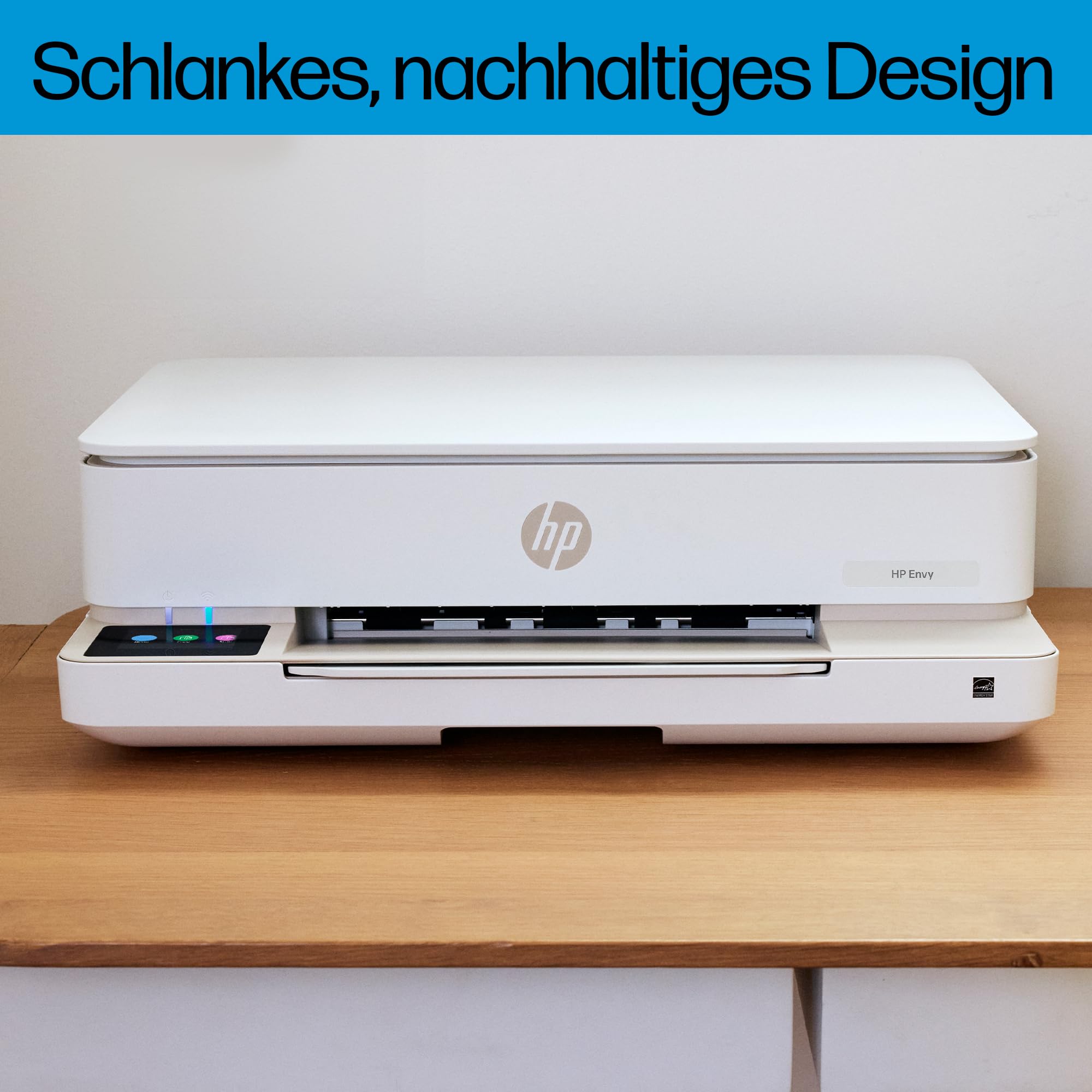 HP Envy 6120e, Multifunktionsdrucker, 6 Monate gratis drucken Instant Ink inklusive, Drucken, Kopieren, Scannen, Mobiler Faxversand, Wi-Fi, Beidseitiger Druck