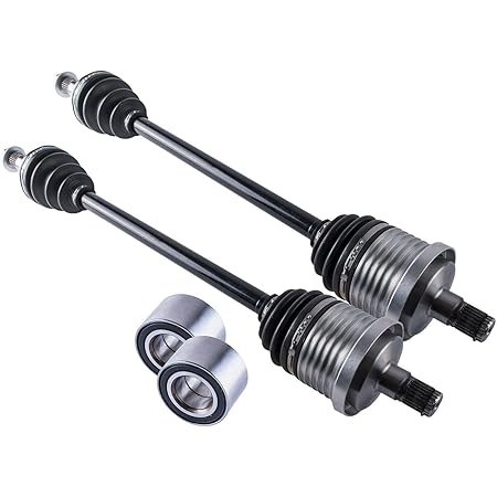 East Lake Axle rear cv axles & wheel bearings set compatible with Can Am Maverick 1000 2013 2014 2015 2016