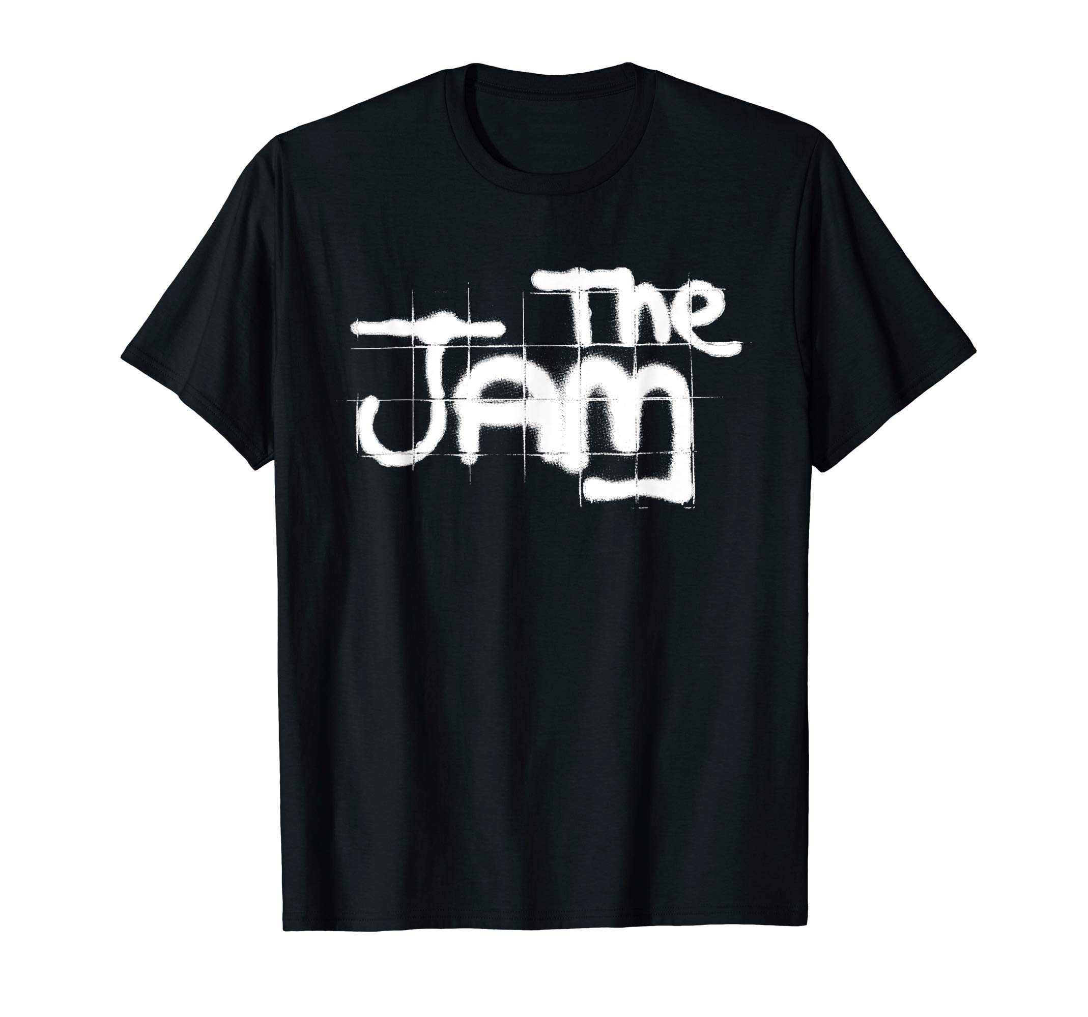 The JamOfficial White Graffiti Spray Logo T-shirt T-ShirtOEKO-TEX STANDARD 100