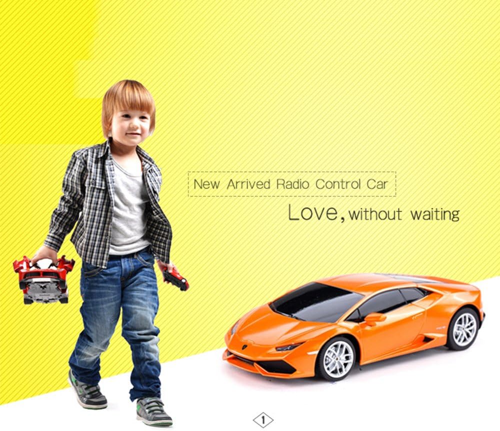 RASTAR Remote Control Car | 1:24 RC Lamborghini HURACÁN LP610-4 Toy Car Model Vehicle, Orange - Image 8