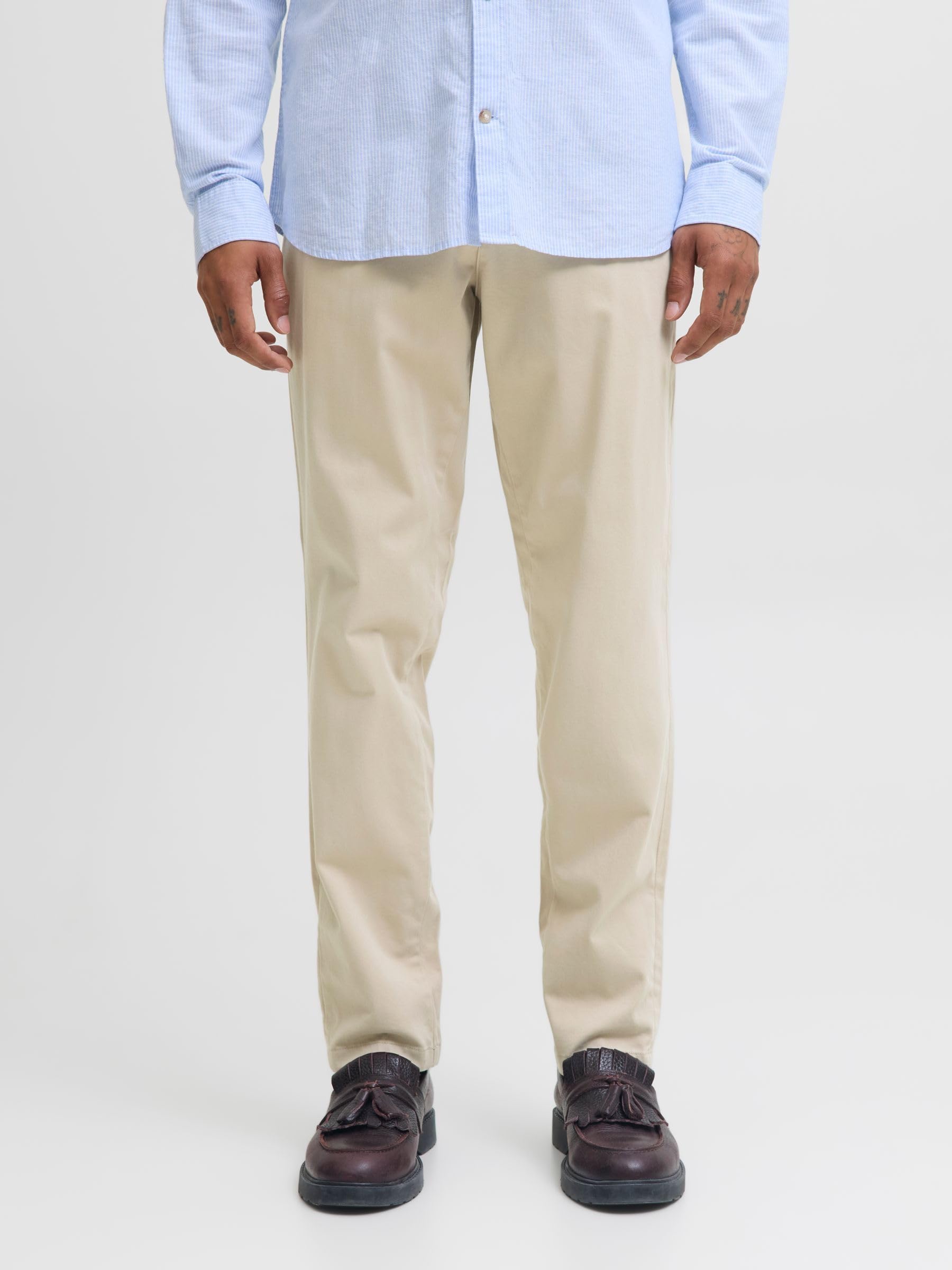 JACK & JONES Jpstmarco Jbowie Sa Noos - Spodnie chinosy Mężczyźni