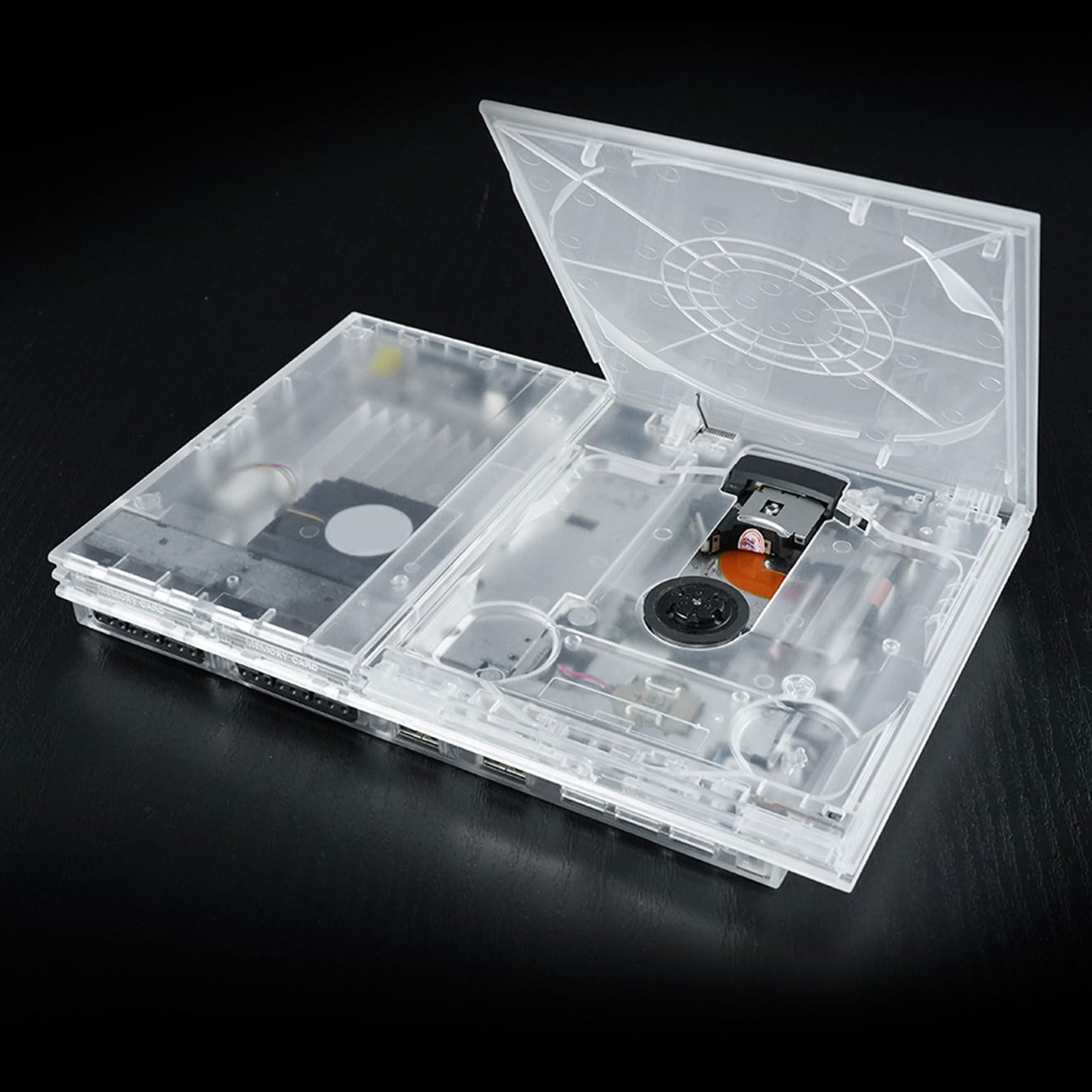 Coque de boîtier complète transparente, pièces de réparation, couvercle de remplacement, accessoire de jeu, Console non incluse, couvercle en plastique transparent