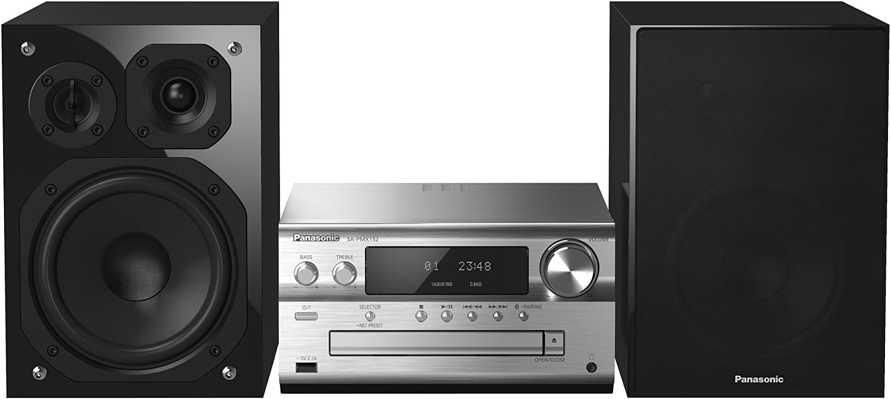 Panasonic SC-PMX152EB-K 120 W Premium Micro Hi-Fi with Multi Room Functionality