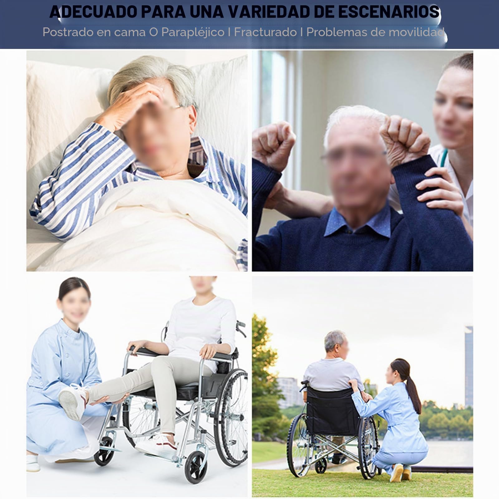 Arnes Gruas para Discapacitados Personas Mayores Seguro Elevación Paciente Cuerpo Comple Grúa De Paciente Portátil Equipo Paciente Honda De La Banda De Transferencia