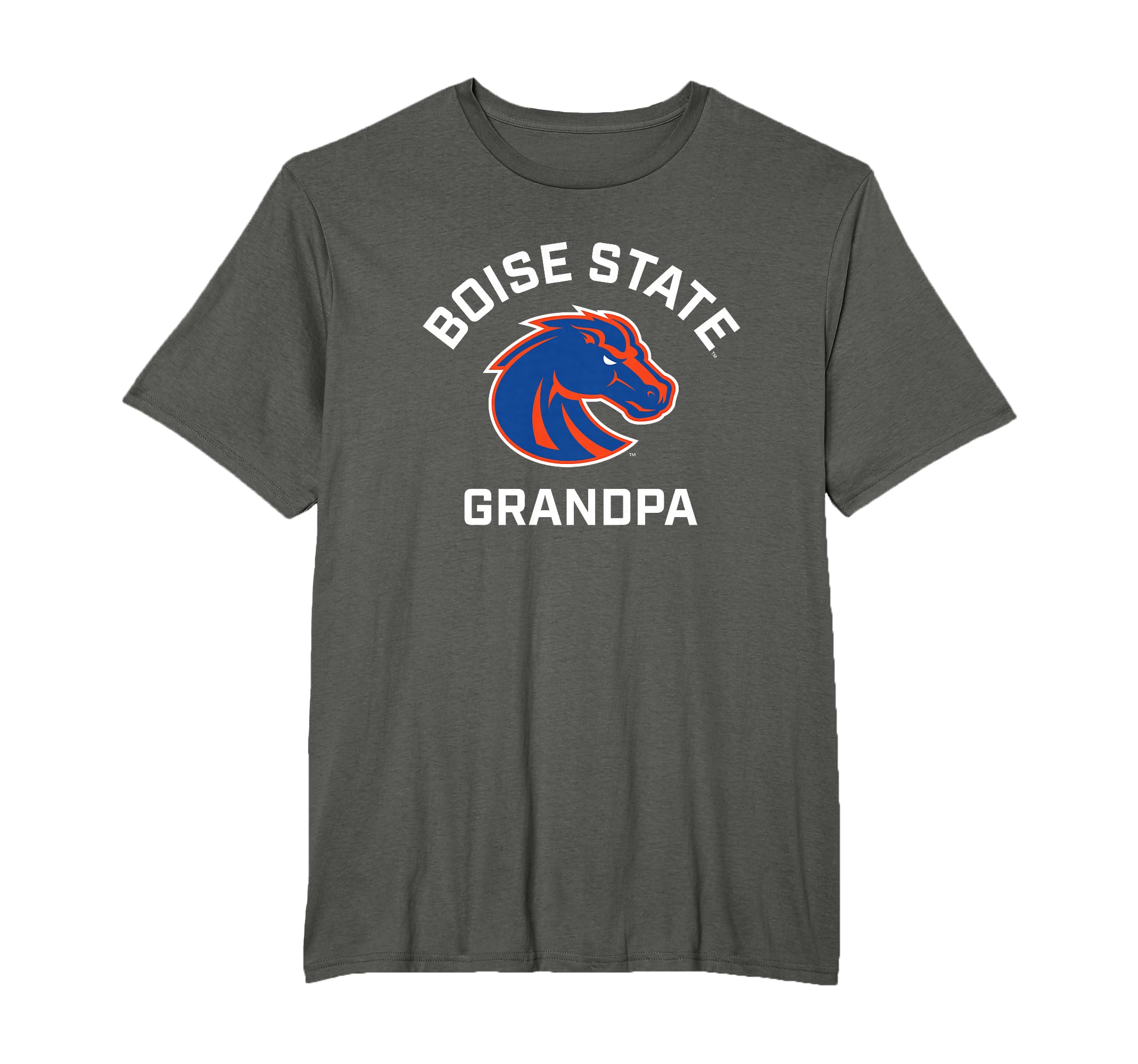 Boise State University BSU Broncos Arched Grandpa T-Shirt